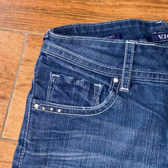 Y2K Jean shorts vigoss shorts  25 waist 3 length - Picture 5 of 7